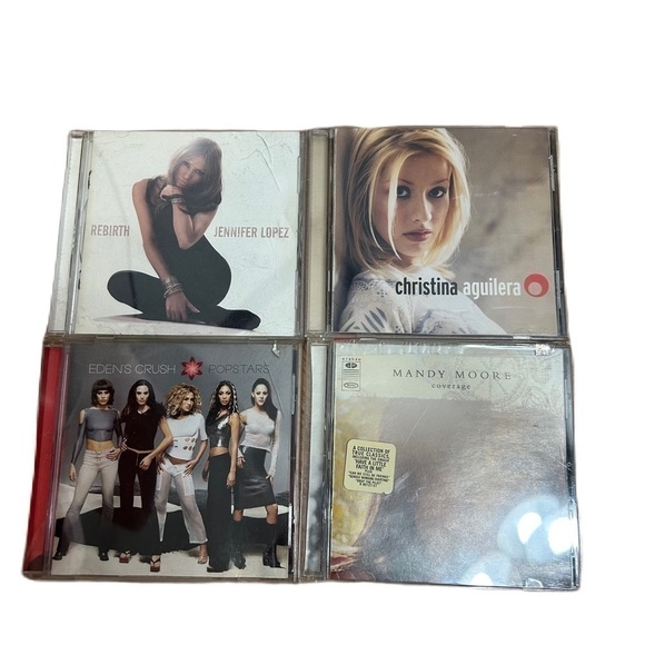Vintage Female Artist CD Bundle 90s Y2K Aguilera Lopez Eden’s Crush Moore - Picture 1 of 5